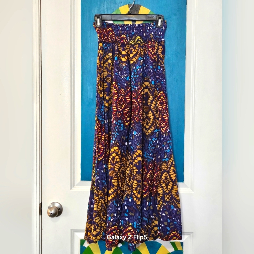 FUNKY PEOPLE-SMALL Colorful Patterned Women's wide leg pants